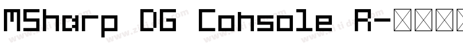 MSharp DG Console R字体转换